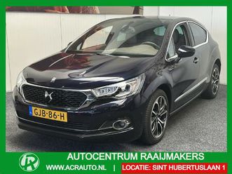 ds 4 1.6 thp chic automaat cognac leder achteruitrijcamera navigatie bluetooth telefoon dodehoeksensoren pdc keyless go zeer mooi !! brgl