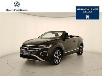t-roc 2022 cabriolet cabriolet 1.5 tsi style dsg