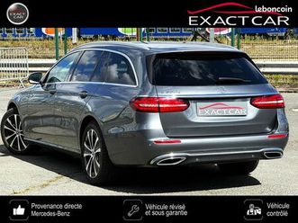 classe e 300 e 2.0 l garantie 12 mois mercedes 9g-tronic 320 chevaux tva déductible 1ere main, kilométrage garantie, non accidentée camera led cuir 4 pneus neuf
