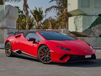 LAMBORGHINI HURACAN SPYDER PERFORMANTE lamborghini-huracan-spider-performante-dubizzle-dubai