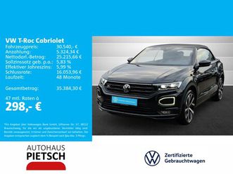 t-roc cabriolet 1.5 tsi r-line