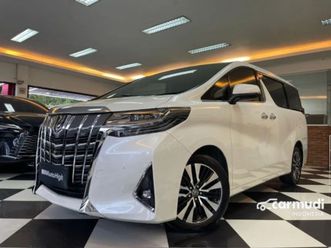 2023 toyota alphard 2.5 g mpv nik2023 white on beige km6000 perfect sunroof pilot seat heater seat #autohigh #must buy