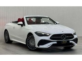 MERCEDES CLE CABRIOLET CLE 200 mercedes-benz-cle-200-cabriolet-2025-mercedes-benz-cle-200-convertible-brand-new-full-op