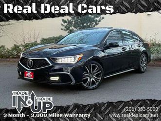 used 2018 acura rlx sport hybrid advance package