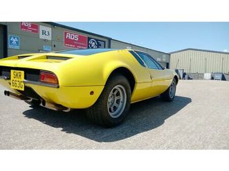 1969 de tomaso mangusta jaune manuel, 5 vitesses conduite...