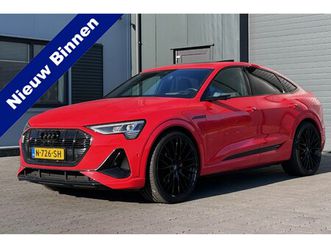 audi e-tron sportback 55 quattro s-line 95 kwh rs stoelen pano b&o 23