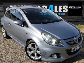vauxhall corsa 1.6i turbo 16v vxr arctic edition 3dr
