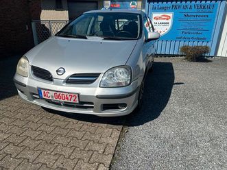 nissan-almera-tino-wenig-km-tuv-neu-scheckheft-klima-kamera