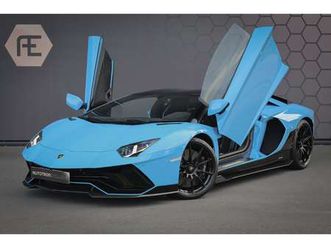 lamborghini aventador ultimae 6.5 v12 | 1 of 350 | ad personam exterior & interior | blu cepheus | full carbon | blue stitching | lifting | etc.