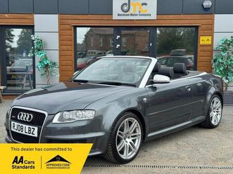 2008 audi rs4 cabriolet 4.2 quattro