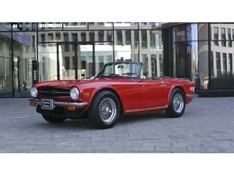1976 triumph tr6 rouge manuel, 4 vitesses conduite à gauc...