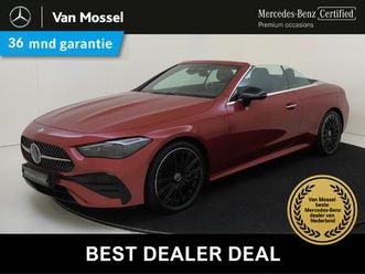 mercedes-benz cle cabriolet 200 amg line premium /rijassistentiepakket plus /leder /digital light /burmester /360 camera