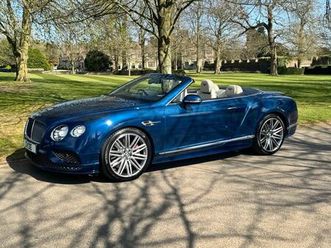 bentley continental 6.0 w12 gtc speed