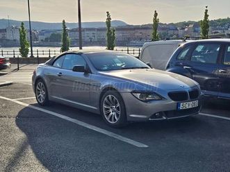 bmw 6-os sorozat 630ci cabrio (automata)