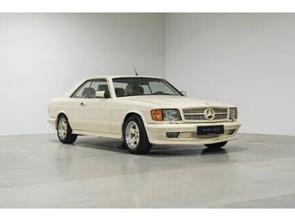mercedes-benz 500 sec 5.0 amg hellelfenbein