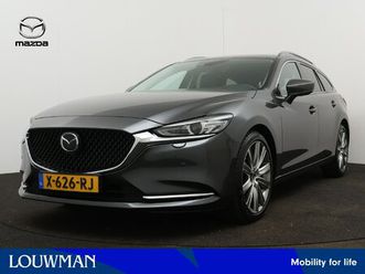 mazda 6 sportbreak 2.0 skyactiv-g 165 exclusive-line automaat | bose | stoelgeheugen | leder | 360 camera |
