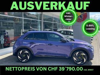 abarth 600e scorpionissima / ch-fahrzeug ab 0.99% leasing und inkl. winterräder