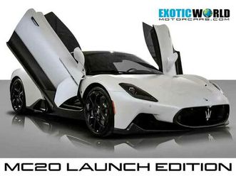 used 2022 maserati mc20 launch edition seats