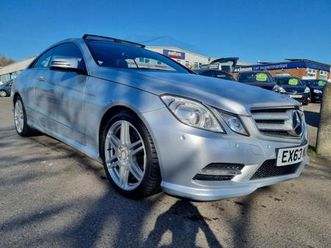 2013 mercedes-benz e class e250 blueefficiency sport 2dr tip automatic petrol ulez free coupe pet...