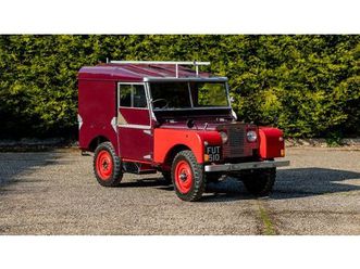 1949 land rover series 1 official firetruck a vendre