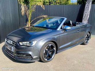 audi s3 quattro série 3 cabriolet (8v7) 2.0 tfsi s-tronic6 300 cv boîte automatique