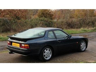 rare porsche 944 turbo in nautical blue