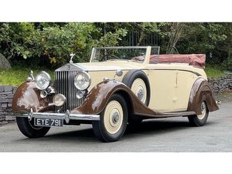 1938 rolls royce 25/30 marron manuel conduite à droite in...