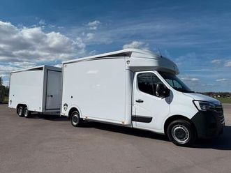 master eurobox xl med eurobox trailer skåpbil/släp