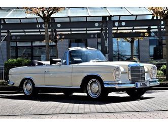 1966 mercedes-benz s-class w111/112 - 300 se cabriolet w112, restored to the highest standart !!!!!