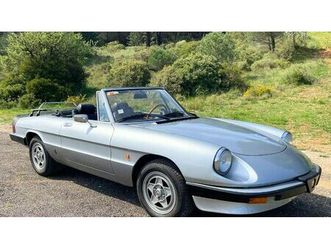 1986 alfa romeo spider gris manuel, 5 vitesses conduite à...