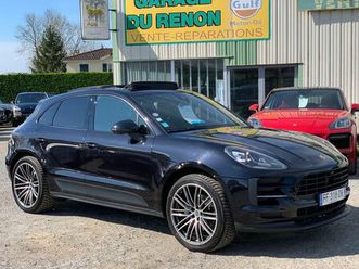porsche macan ii 2.0 245 cv francais full options echappement sport pack chrono suspension pneumatique pilotée + pasm optiques pdls + jantes 21 turbo design sie