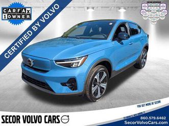 certified 2023 volvo c40 recharge pure electric plus