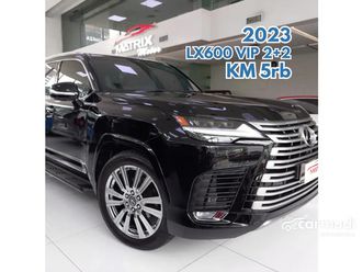 2023 lexus lx 600 3.4 vip suv 2+2 black on orange atpm lx600 hitam