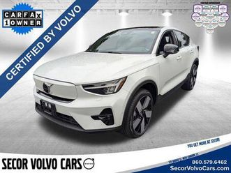 certified 2023 volvo c40 recharge pure electric ultimate