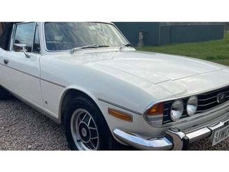 1977-triumph-stag-white-auto-nut-and-bolt-rebuild-now-sold-a-vendre