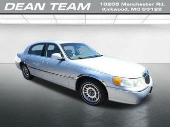 used 2001 lincoln town car cartier
