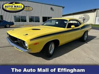 PLYMOUTH BARRACUDA 1973-plymouth-barracuda-cuda-5-000-miles-yellow-american-muscle-car-440-automati