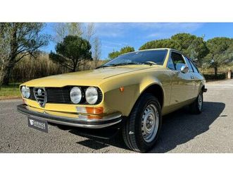 1974 alfa romeo alfetta jaune manuel, 5 vitesses conduite...