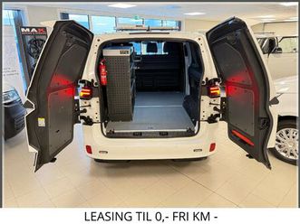 id buzz cargo/doble bakdører/h-feste/2 x skyvedør