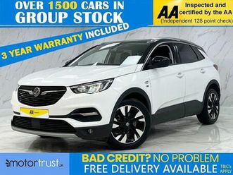 vauxhall grandland x 1.2 turbo griffin edition suv 5dr petrol manual euro 6 (start/stop) (130 ps)