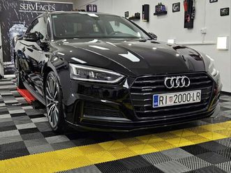 audi a5 coupe 3x s-line 2,0 tdi quattro, matrix, b&q, virtual, black edition •reg godinu dana•