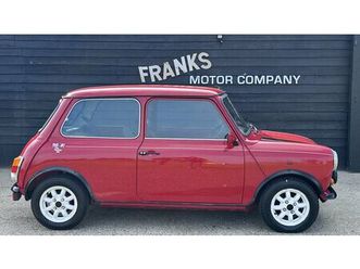 1993 rover mini rouge manuel, 4 vitesses conduite à droit...