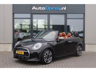 mini cabrio - 1.5 cooper yours cabrio automaat navi, bruin leder, stoelverwarm