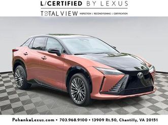 certified 2024 lexus rz 450e luxury