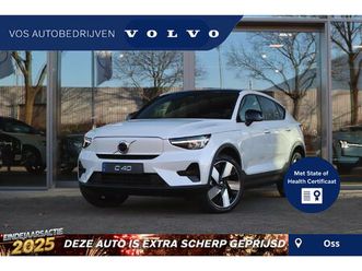 volvo c40 single motor extended range plus l warmtepomp l adaptieve cruise control met pilot assist l blind spot information system l panoramadak l verwarmbare 