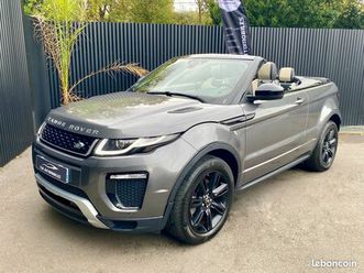 range rover evoque phase 2 cabriolet 2.0 td4 4wd bva9 180 cv hse dynamic boîte automatique
