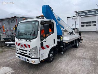 isuzu m21 - vul 3t5 - nacelle 18m -930h -socage