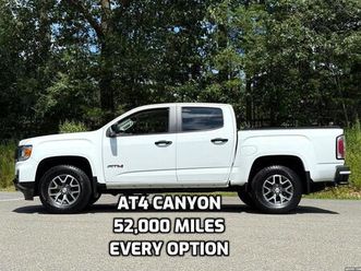 used 2021 gmc canyon at4