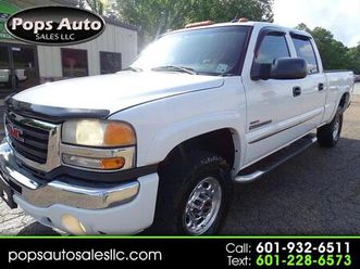 used 2005 gmc sierra 2500 slt h/d crew cab