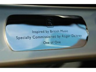 sold. rolls royce. wraith. inspired by music. 1of 1. 'the who'
